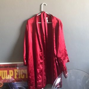 Red Satin Robe